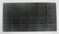1pc Black Flocked Compartment Display Slots Inserts for Jewelry Cases and Trays