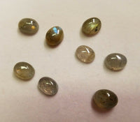 Labradorite Oval flat back Cabochon High Quality 7x9 8x10 9x11 up to 30x40 sizes