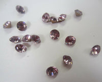 10pcs 6mm Faceted AB Alexandrite Glass Rhinestones Foiled Pointed Back