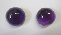 1pc African Amethyst Round Cabochon High Quality Gemstones 9mm 11mm 12mm 13mm