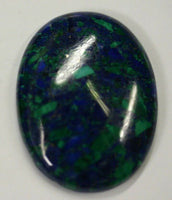 Natural Azurite Malachite Oval Cabochon 12x16 13x18 15x20 18x25 20x30 30x40 Gems
