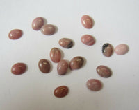 10pcs Rhodonite Calibrated Oval Cabochon High Quality 4x6 5x7 6x8 8x10 Gemstones
