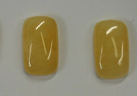 Natural Aventurine Yellow Rectangle Cushion Cabochon High Quality Gems 12x20mm