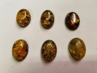 Natural Calibrated Oval Amber Cabochon High Quality Gemstones 15x20mm 20x15mm