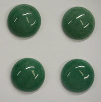 4pcs Natural Aventurine Green Round Calibrated Cabochon 12mm 14mm 18mm Gemstones