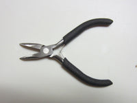 5" Black Comfort Grip Handle Bent Nose Plier Jewelry Premium Quality Tool