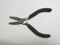 5" Black Comfort Grip Handle Flat Nost Plier Jewelry Premium Quality Tool