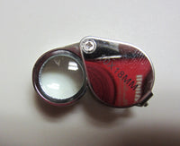 10x18mm Magnification Chrome Round Body Jewelers Loupe