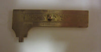 2 1/2" Brass Manual Caliper