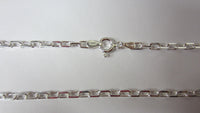 20" 2.9mm Solid .925 Sterling Silver Anchor Chain Necklace Jewelry 80829