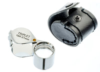 10x21MM Magnification Chrome Body Triplet Jeweler's Loupe