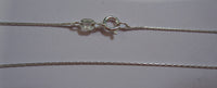 18" 0.6mm Solid .925 Sterling Silver Cardano Light Pendant Chain Necklace Made in Italy 81706