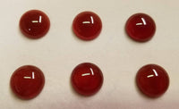 Lot of 10 Carnelian Round flat back Cabochon High Quality 3mm 4mm 5mm 6mm 7mm 8mm Jewelry