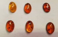 Natural Amber Oval Cabochon High Quality 4x6 5x7 6x8 7x9 8x10 10x12 10x14 12x16 13x18 15x20