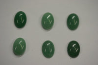 10pcs Natural Green Aventurine Oval Cabochon High Quality 4x6 5x7 6x8 8x10 10x12 10x14