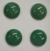 4pcs Natural Green Aventurine Round Cabochon High Quality 12mm 14mm 18mm Free Ship US SELLER