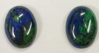 Natural Azurite Malachite Oval Cabochon High Quality Gemstones 12x16 13x18 15x20 18x25 20x30 30x40