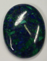 Natural Azurite Malachite Oval Cabochon High Quality Gemstones 12x16 13x18 15x20 18x25 20x30 30x40