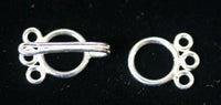 1 set 12mm 3 Stand Round Circle Hook Clasp