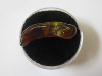 22.5mmx7.7mm Natural Free Form Fire Agate Gemstone 6.5 ct. Great Color Gemstone.