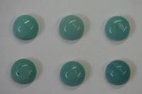 2pcs Natural Amazonite Round Calibrated Cabochon High Quality Gemstones 8mm 10mm