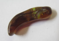 22.5mmx7.7mm Natural Free Form Fire Agate Gemstone 6.5 ct. Great Color Gemstone.
