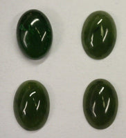 4pcs Neprhite British Columiba BC Canada Jade Calibrated Oval Cabochon 5x7 6x8 7x9 8x10 10x12 Gemstones