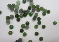 6pcs 4x6mm 6x4mm Nephrite Natural British Columbia BC Canada Jade Calibrated Cabochon Gemstones