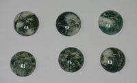 Lot of 2 Tree Agate Round Cabochon High Quality 8mm 10mm 12mm 14mm Gemstones