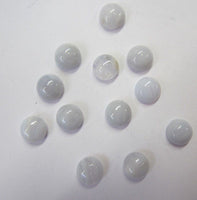 4pcs Blue Lace Agate Round Calibrated Cabochon 6mm 7mm 8mm 10mm Gemstones US SELLER