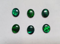 6 Paua Shell Green Oval Cabochon High Quality 12x16mm 15x20mm Gemstones US SELLER
