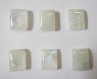 Natural Rainbow Moonstone Rectangle Cabochon High Quality Gemstones 12x16mm SALE US SELLER