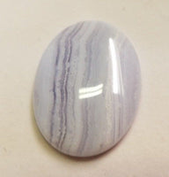 Blue Lace Agate Oval flat back Cabochon High Quality 10x12mm up to 22x30mm US SELLER