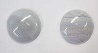 Blue Lace Agate Round Calibrated Cabochon 12mm 14mm 16mm 18mm 20mm  Gemstones US SELLER