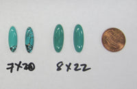 Turquoise Long oval Cabochons 7x20mm 8x22mm Gemstones FREE SHIPPING