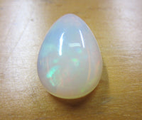 13mm x 18.50mm Natural Opal Pear High Domed Cabochon Gemstone 7.5cts.