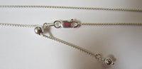 1.1mm Solid 925 Sterling Silver Adjustable Round Box Necklace Chain up to 22"
