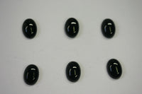 10pcs 13x18mm 18x13mm Black Onyx Calibrated Oval Cabochon Cab Gems Gemstones US SELLER