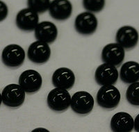 10pcs 6mm Black Onyx Calibrated Round Cabochon Cab Gems Gemstones US SELLER
