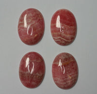 2pcs 10x12mm Natural Rhodochrosite Calibrated Oval Cabochon Cab Gems Gemstones Jewelry