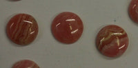 2pcs 4mm Natural Rhodochrosite Calibrated Round Cabochon Cab Gems Gemstones Jewelry