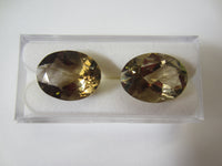 18x25mm Natural Smoky Quartz Oval Faceted Gemstones Gems FREE Gem Jar Jewelry