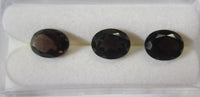 5pcs 9x11mm Natural Smoky Quartz Oval Faceted Gemstones Gems FREE Gem Jar Jewelry