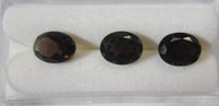 5pcs 10x14mm Natural Smoky Quartz Oval Faceted Gemstones Gems FREE Gem Jar Jewelry