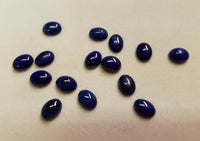 2pcs 5x7mm 7x5mm Lapis Lazuli Calibrated Oval Cabochon Cab Gems Gemstones