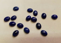 2pcs 6x8mm 8x6mm Lapis Lazuli Calibrated Oval Cabochon Cab Gems Gemstones