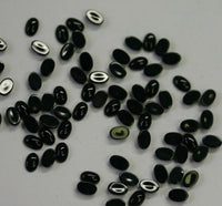 10pcs 10x12mm 12x10mm Black Onyx Calibrated Oval Cabochon Cab Gems Gemstones US SELLER