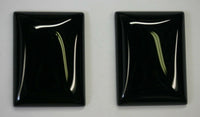 4pcs 13x18mm Black Onyx Calibrated Rectangle Cabochon Cab Gems Gemstones US SELLER