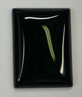 30x40mm Black Onyx Calibrated Rectangle Cabochon Cab Gems Gemstones Jewelry US SELLER