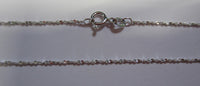 18" 1.2mm Solid .925 Sterling Silver Twist Serp Chain Pendant Chain Necklace 81212